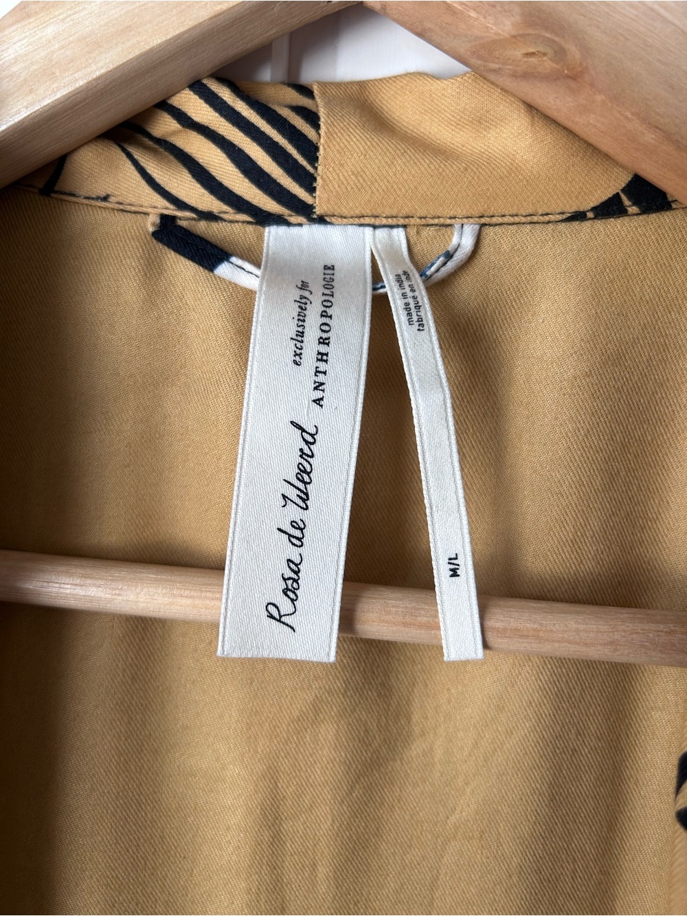 Anthropologie Black Sun & Botanical Print Robe - Picture 10 of 11